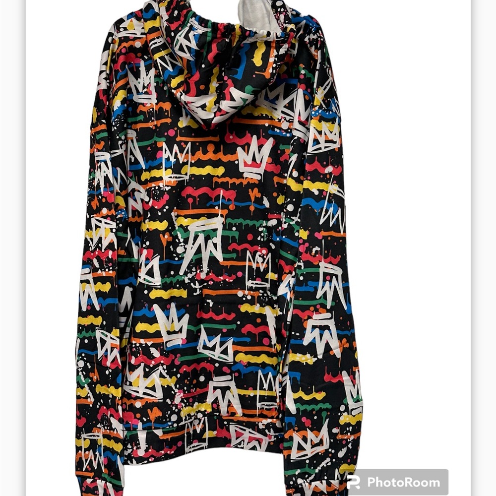 Fresh Prince of Belair  Vintage hoodie Crown Graffiti Mens 3X - Picture 3 of 16